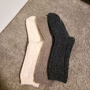 NWOT AE Three Pairs Crew Socks